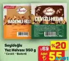SEYİDOĞLU YAZ HELVASI CEVİZLİ/BADEMLİ 350 G SEYİDOĞLU YAZ HELVASI CEVİZLİ/BADEMLİ 350 G